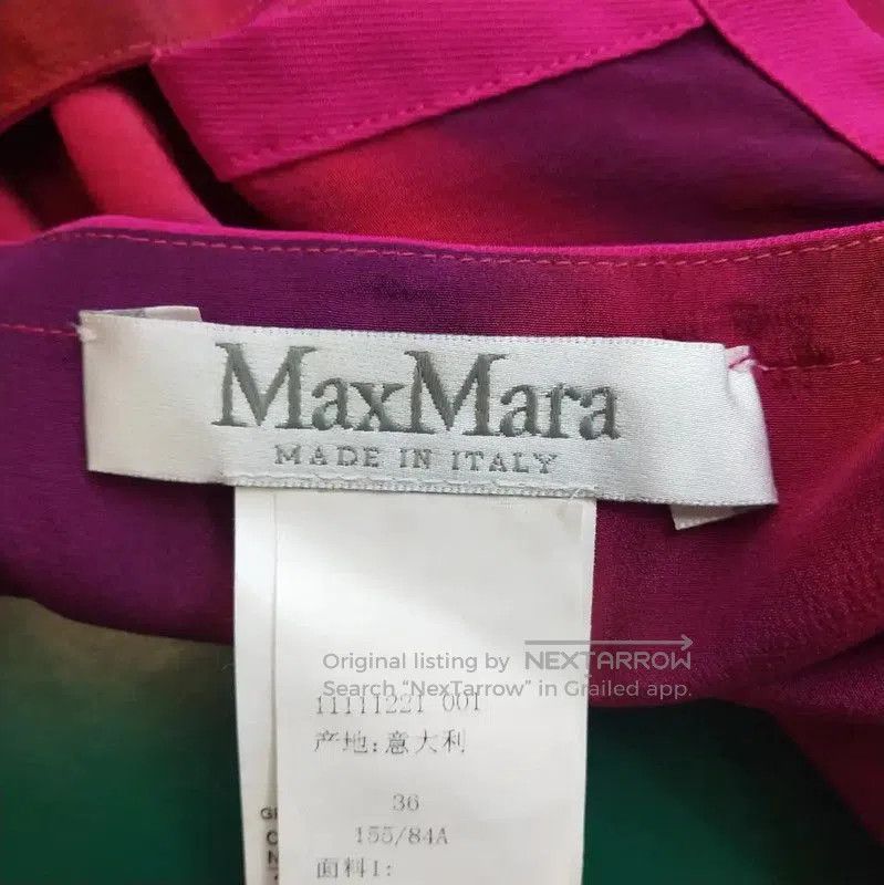 Max Mara MaxMara Pink Silk Print Summer Shirt . Size S / US 4 / IT 40 - 4 Thumbnail