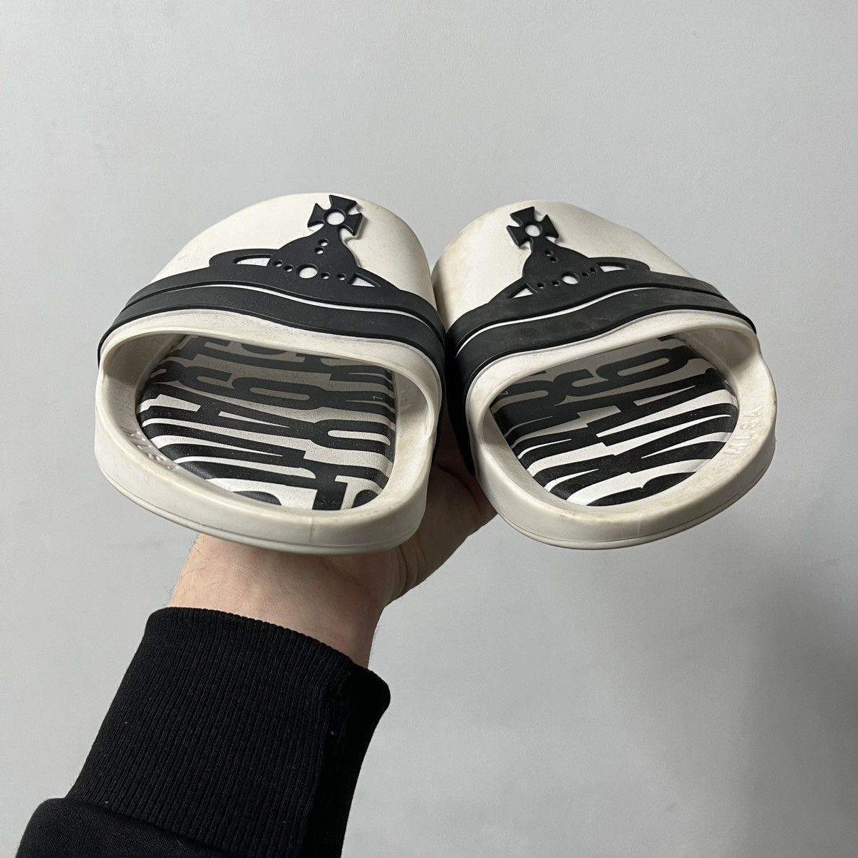 Melissa Vivienne Westwood Melissa Logo Beach Slides Size US 8 / EU 41 - 4 Thumbnail