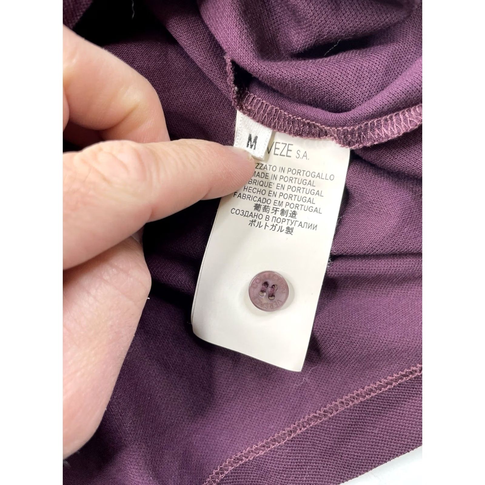 Vintage VERSACE Collection Polo Shirt Burgundy Mens M Medusa Logo Designer Polo Shirt V800051 Size US M / EU 48-50 / 2 - 7 Thumbnail