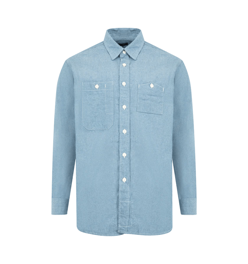 Engineered Garments o1h1sh11225 Work Shirt in Blue Size US M / EU 48-50 / 2 - 1 Thumbnail