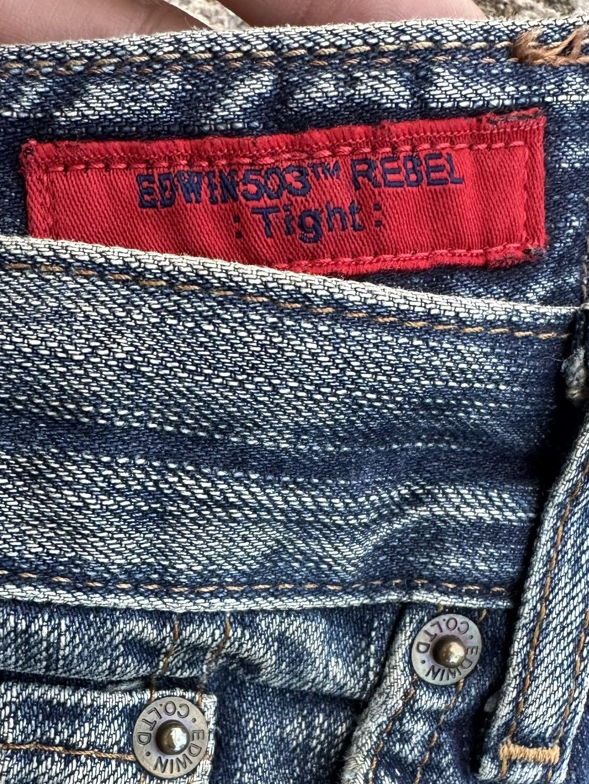 Japanese Brand Vintage Edwin 503zz Faded Japanese Denim W30 Size US 30 / EU 46 - 7 Thumbnail