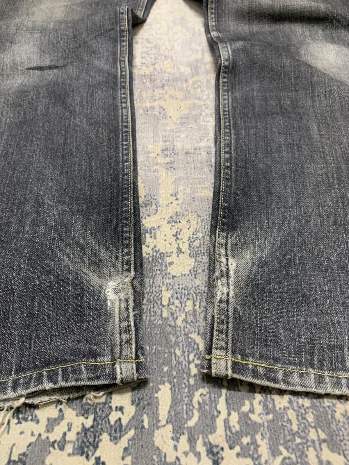 Levi's Vintage Levis 502 Faded Distressed Jeans Size US 32 / EU 48 - 5 Thumbnail