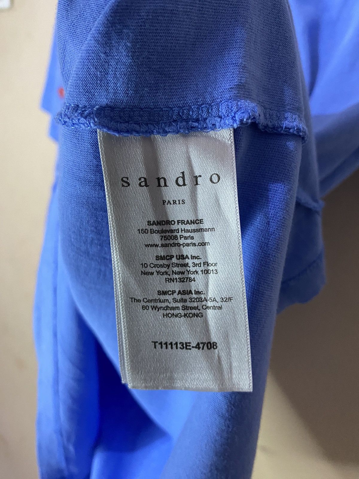 Sandro Sandro Paris Tshirt Size US M / EU 48-50 / 2 - 6 Thumbnail