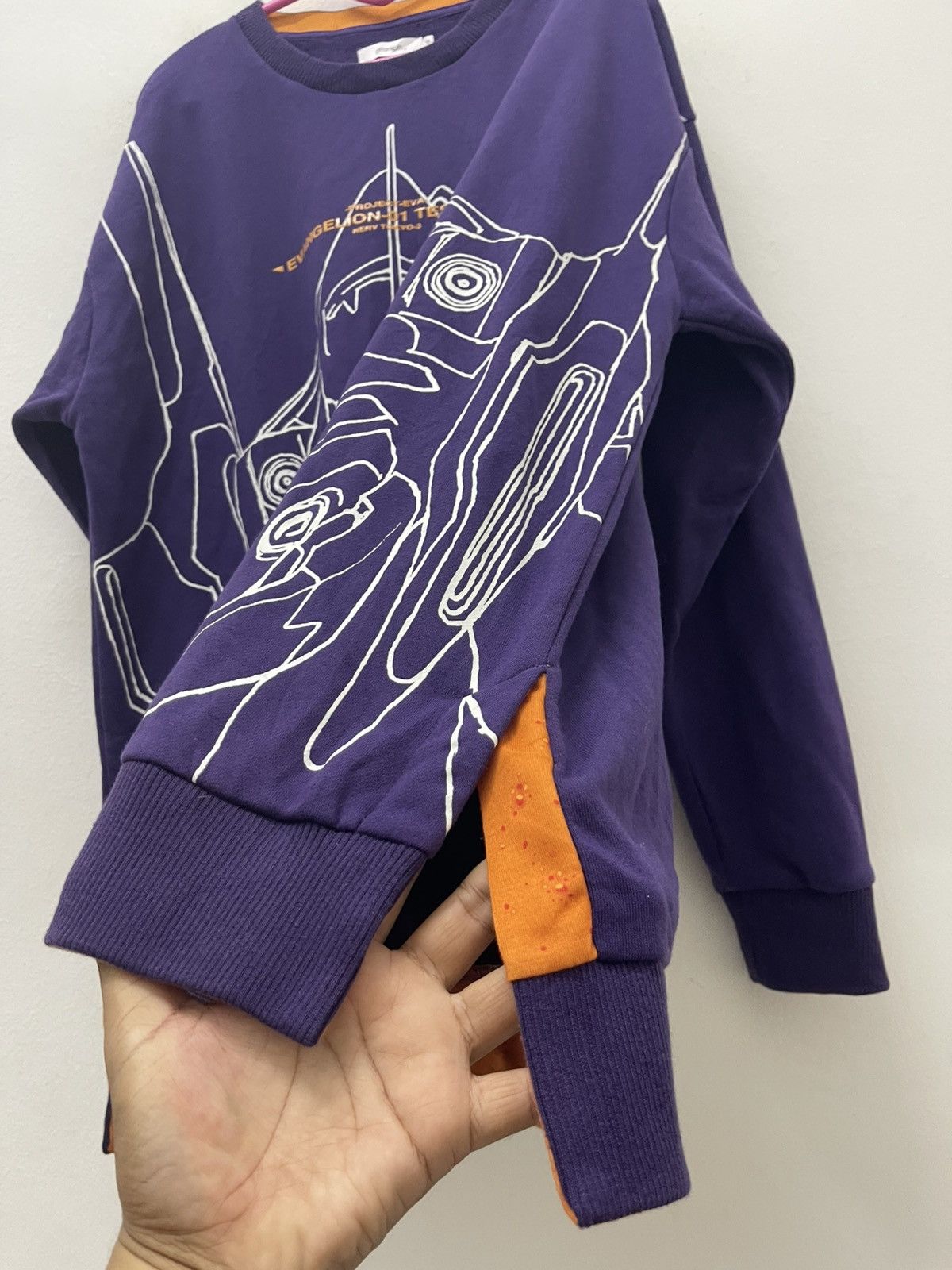 Anime Rare EVANGELION LCL All Over Print Graniph Japan Size US M / EU 48-50 / 2 - 3 Thumbnail