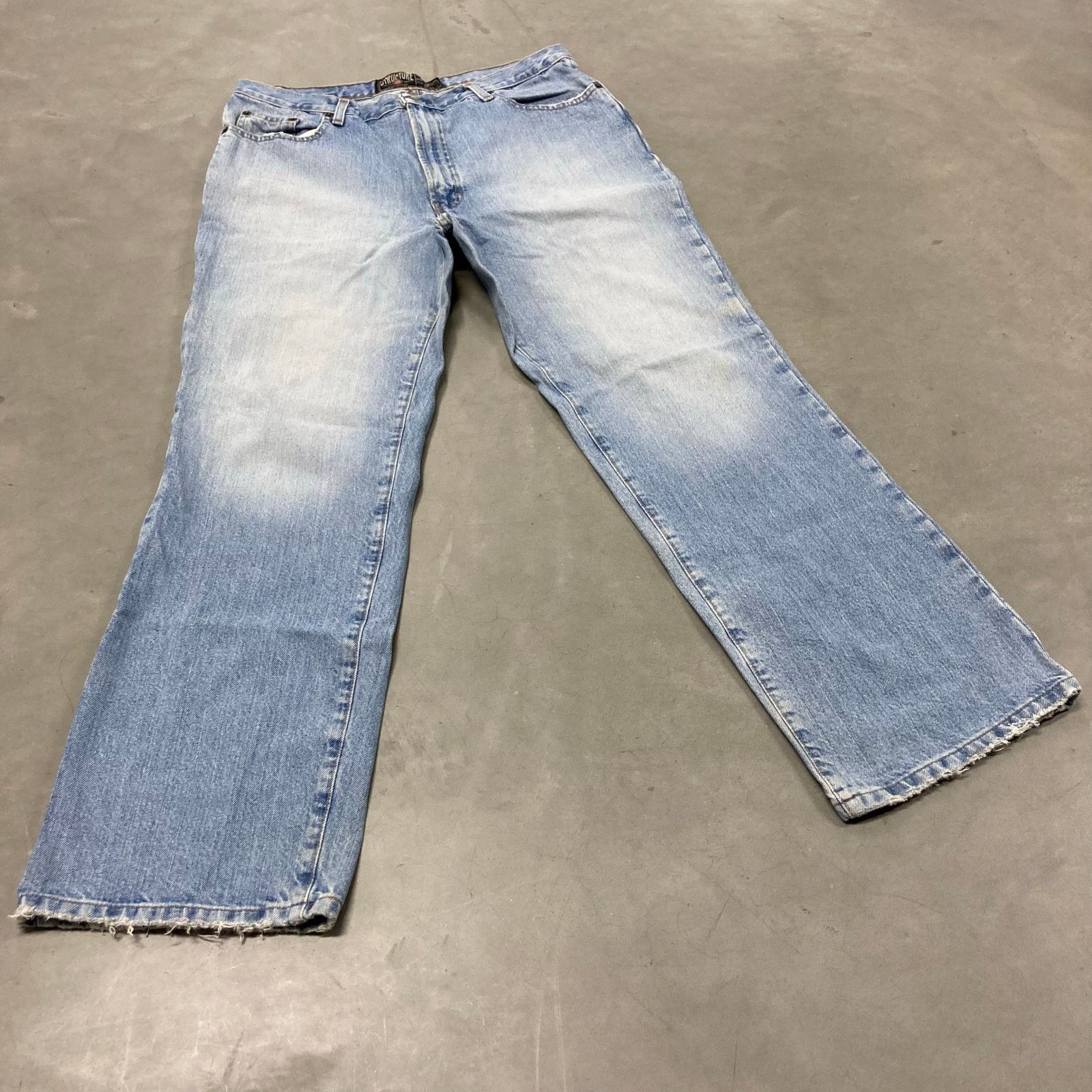 Structure × Vintage y2k faded structure bootcut jeans 36x32 Size US 36 / EU 52 - 1 Thumbnail
