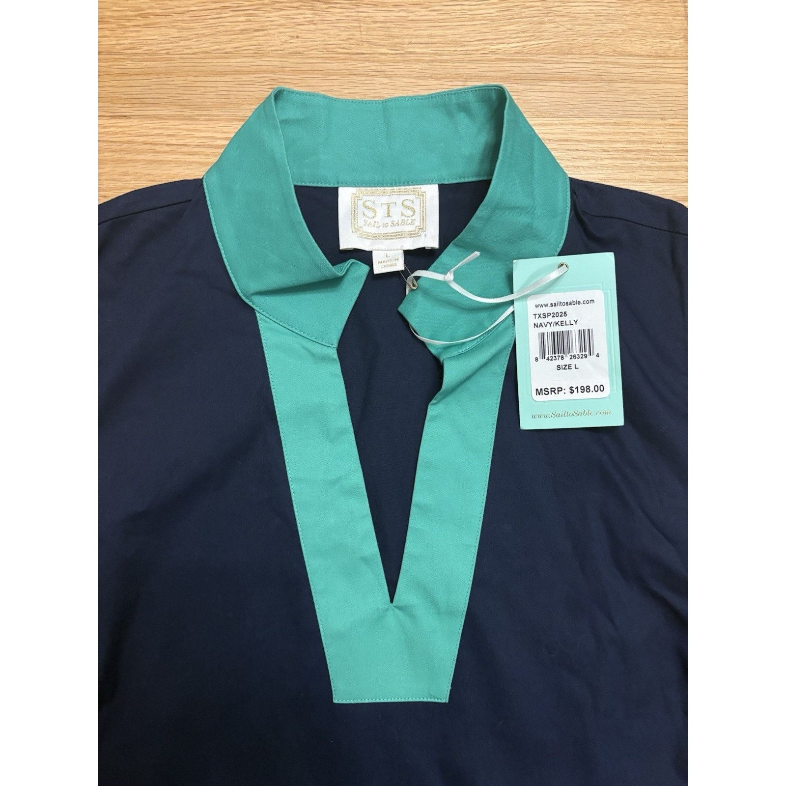 The Unbranded Brand NWT Sail to Sable Womens Navy Blue Color Block Dress Size L Size L / US 10 / IT 46 - 7 Thumbnail