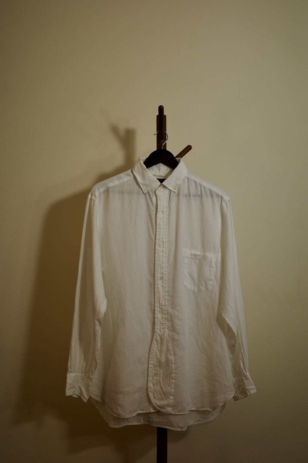 Nigel Cabourn Nigel Cabourn white plant fiber shirt Size US L / EU 52-54 / 3 - 2 Thumbnail