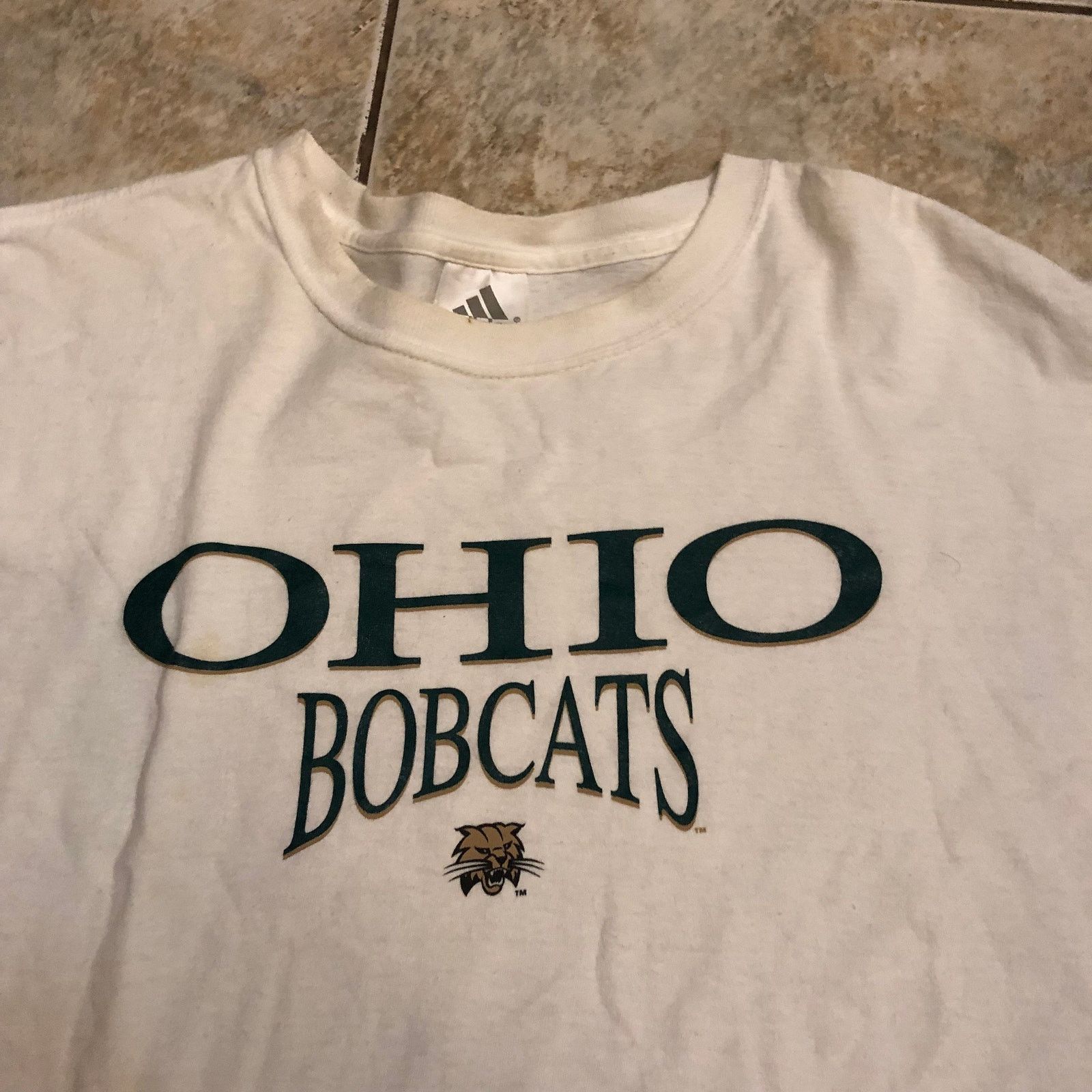 Adidas Vintage Ohio bobcats university T shirt size XL adidas 1990s Size US XL / EU 56 / 4 - 2 Thumbnail