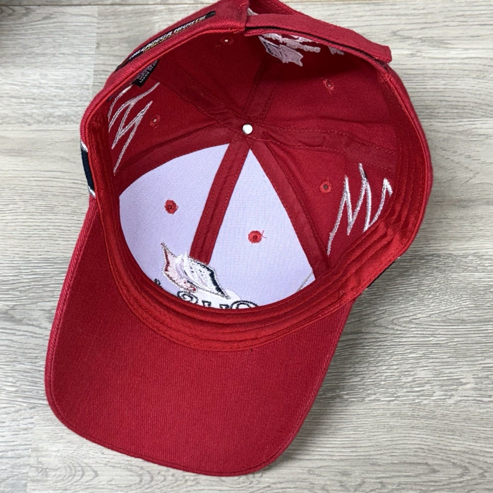 Vintage Old Spice Cap Unisex-Adult Talladega Nights Cal Naughton Jr Baseball Cap Adjustable One-Size Red Size ONE SIZE - 7 Thumbnail