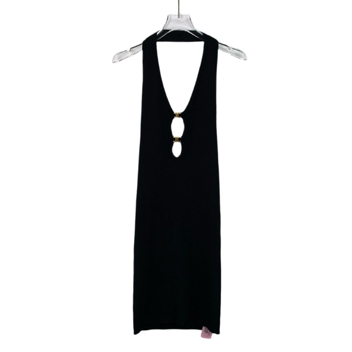 Celine Celine Triomphe Silk Backless Sleeveless Dress K26WX Size L / US 10 / IT 46 - 1 Thumbnail