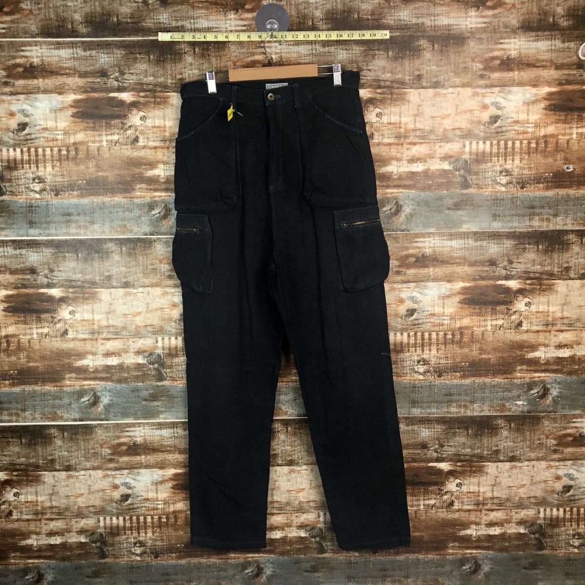 HARE DL Hare Dark Blue utility Cargo Multipocket Pants #C652 Size US 31 - 1 Thumbnail