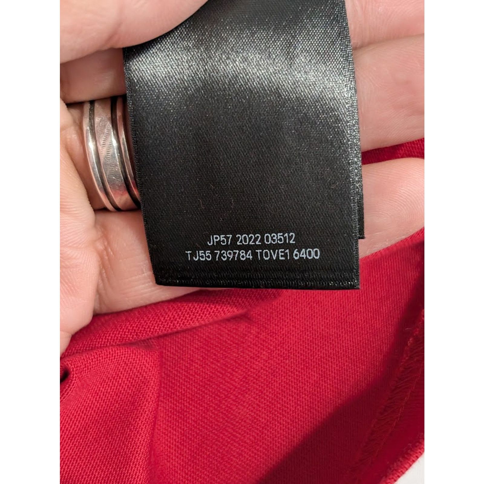 Balenciaga o1rshd1 Heavy Metal Short Sleeve T-Shirt in Red Size US S / EU 44-46 / 1 - 14 Thumbnail