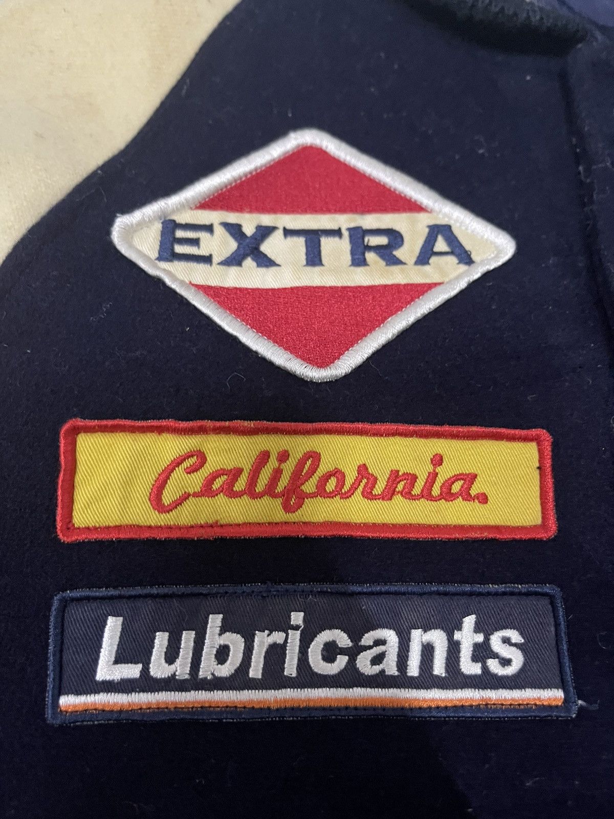 Vintage Vintage 76 Lubricant Wool Varsity Jacket Size US S / EU 44-46 / 1 - 8 Thumbnail