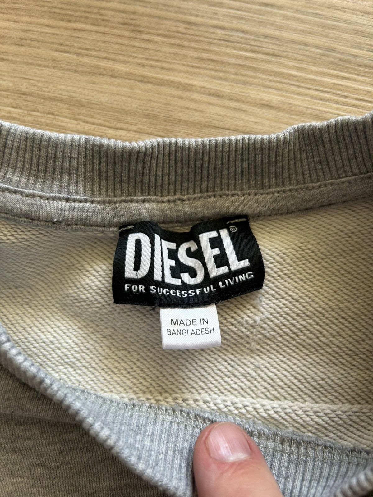 Diesel Diesel Mirror Logo Spell Out Crewneck Sweater Size US S / EU 44-46 / 1 - 3 Thumbnail