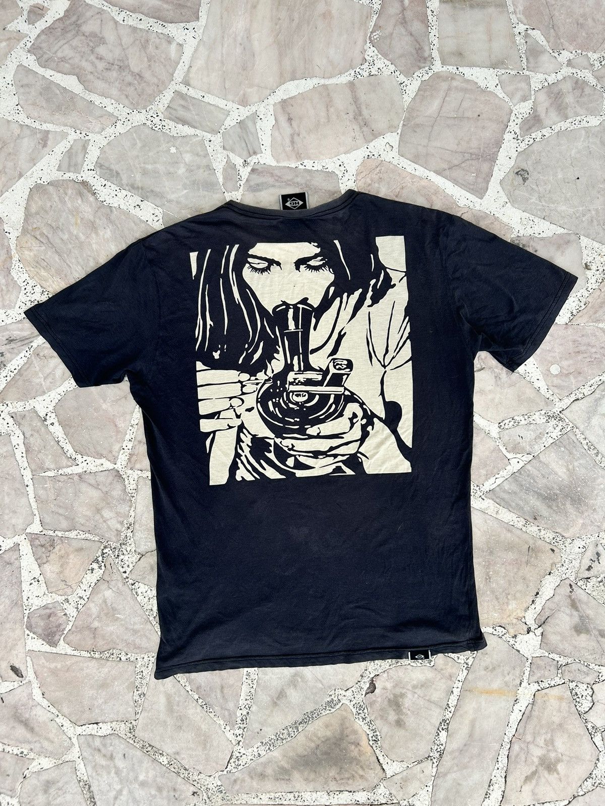 HG Bong Rip Vintage Black Tee