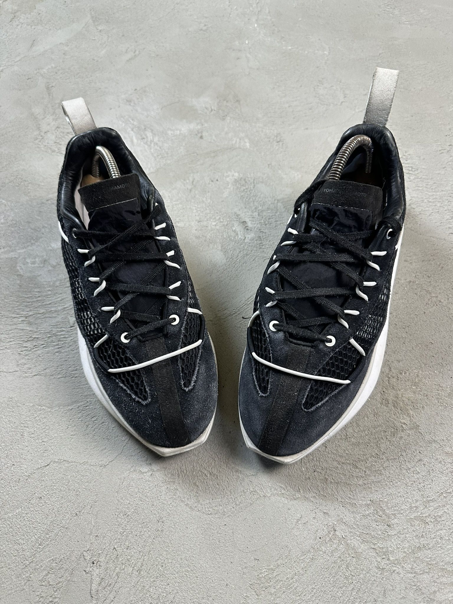 Y-3 Adidas x Y-3 Mesh Shiku Run Low Sneakers Size US 9.5 / EU 42-43 - 3 Thumbnail