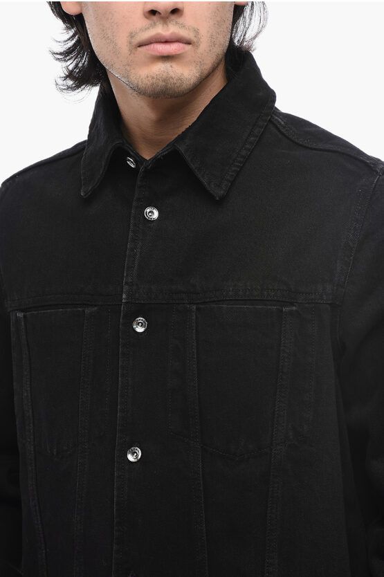 1989 STUDIO o1y0525 Denim Jacket in Black Size US XL / EU 56 / 4 - 2 Thumbnail