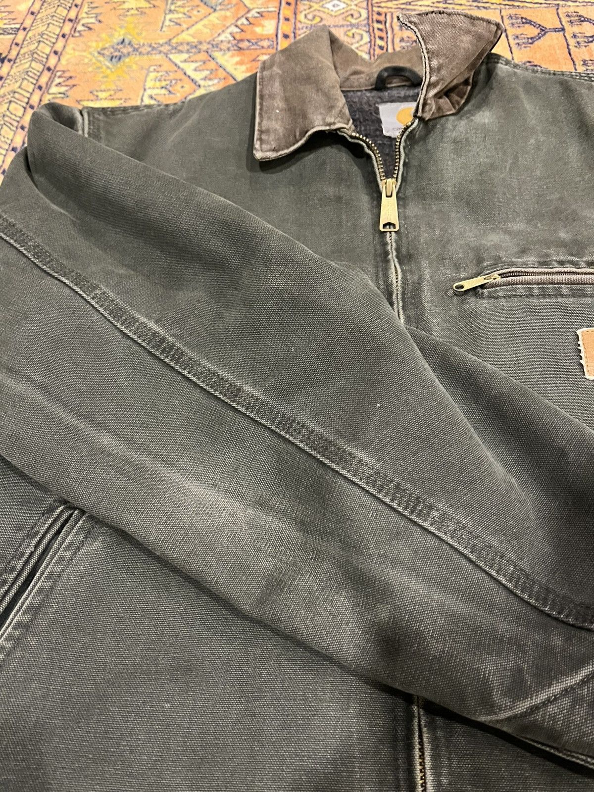 Carhartt VTG carhartt detroit jacket MOS sz small Size US S / EU 44-46 / 1 - 11 Thumbnail