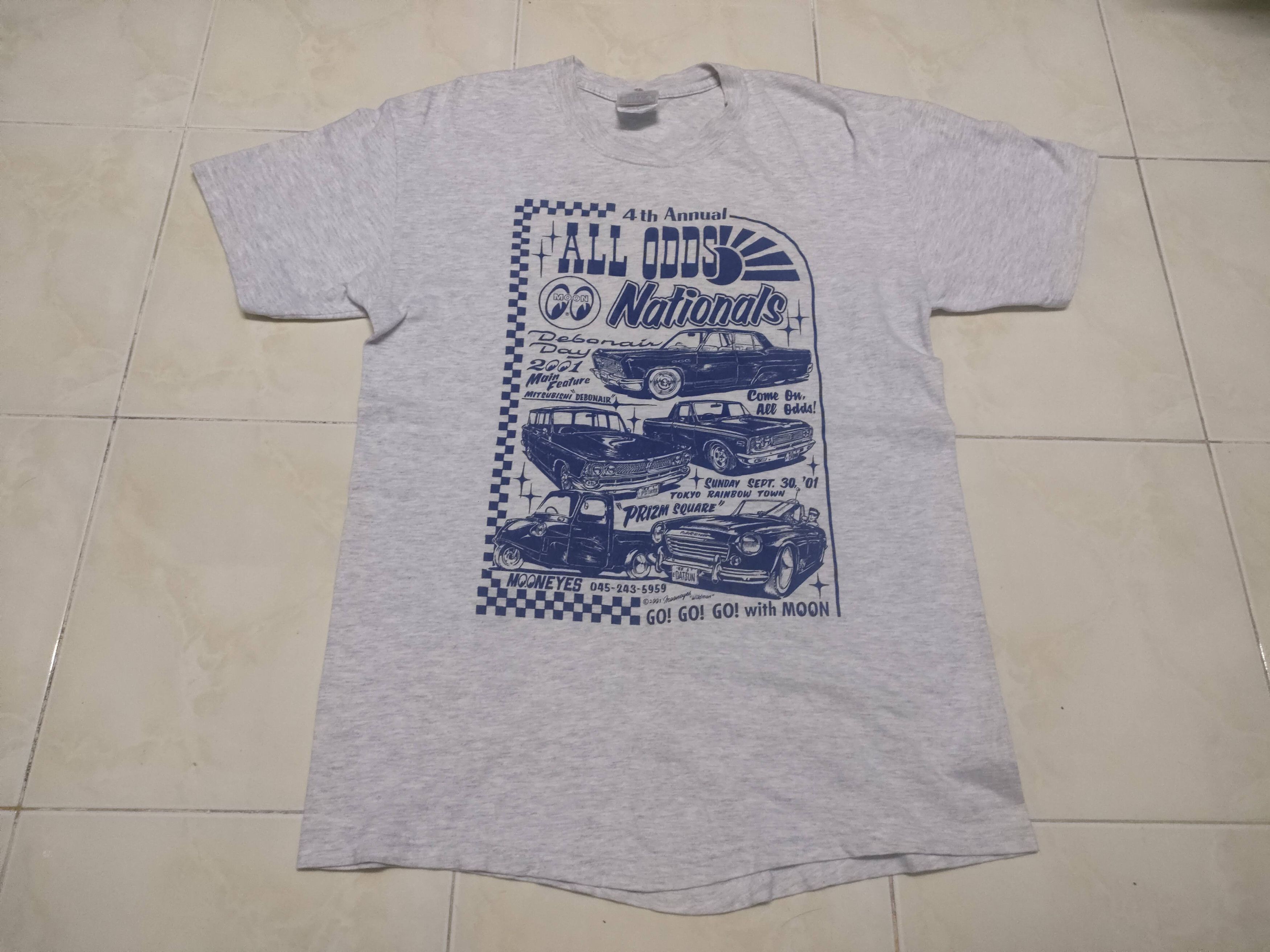 Vintage Vintage 90's Mooneyes Tee Size US M / EU 48-50 / 2 - 1 Thumbnail