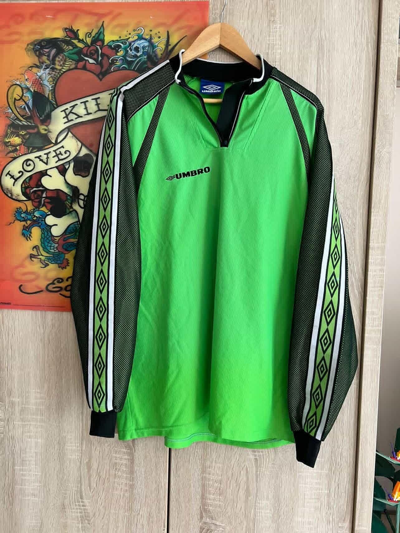 Umbro Vintage Goalkeeper Shirt 1998/1999 Size XXL Adult #1💥