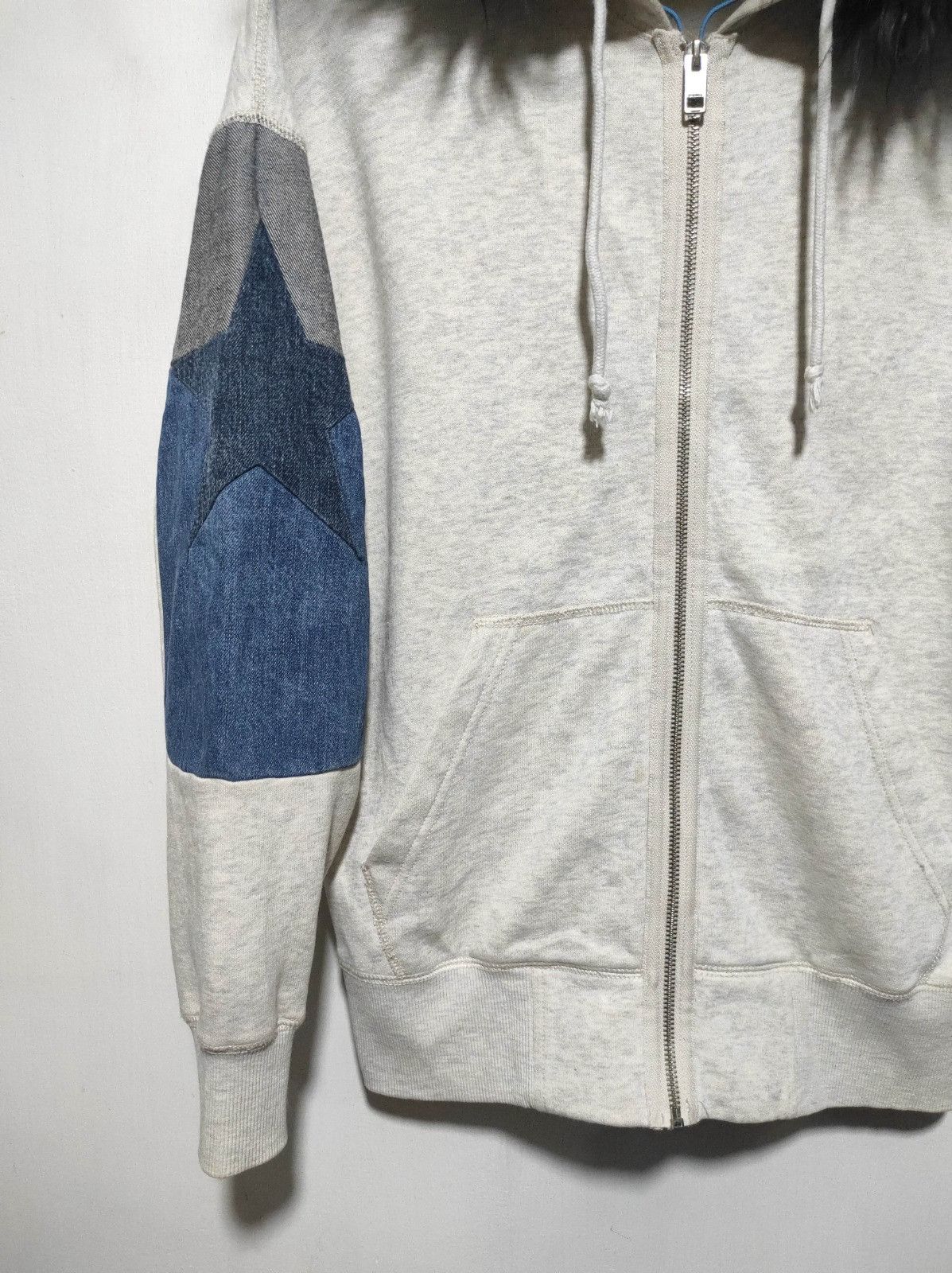 Diesel Diesel patchwork zip fur hoodie ifsix LGB style Size US XS / EU 42 / 0 - 4 Thumbnail