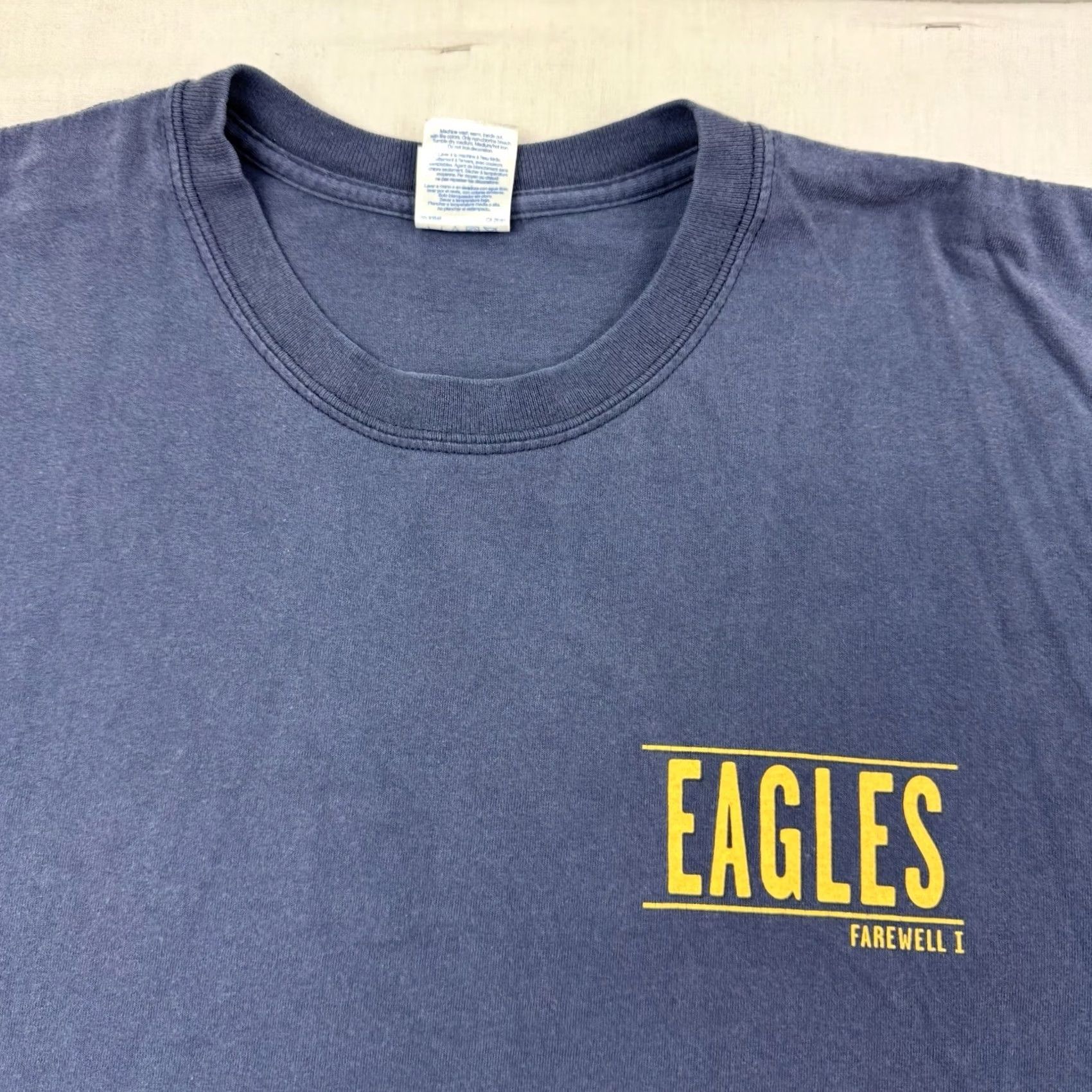 Gildan VINTAGE Eagle Band T Shirt 2003 Tour Music Rock Band Farewell Tour Adult XL Blue Mens Size US XL / EU 56 / 4 - 5 Thumbnail