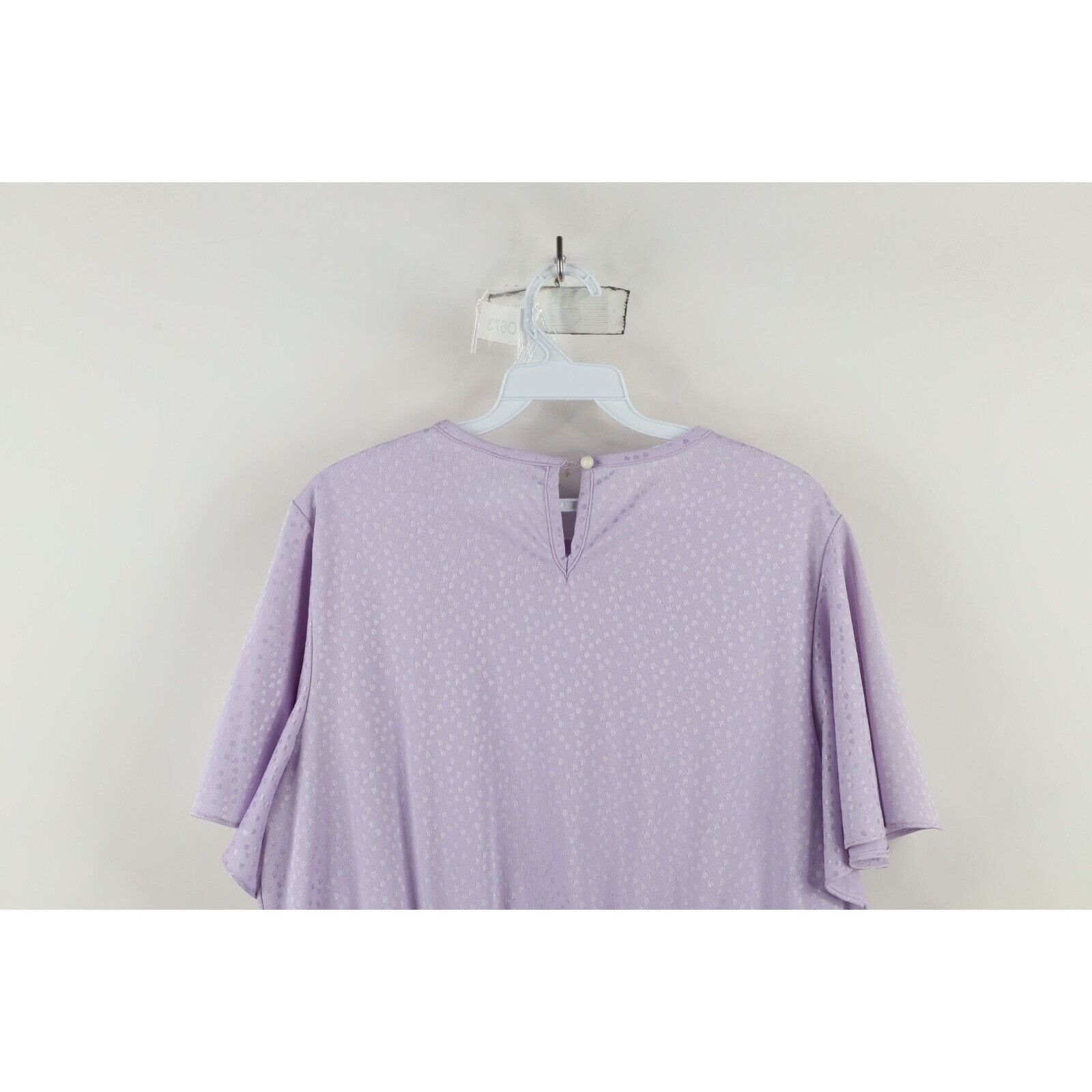 Vintage Vintage 90s Babydoll Fairy Polkadot Fairy Sleeve Knit Dress Size L / US 10 / IT 46 - 14 Thumbnail