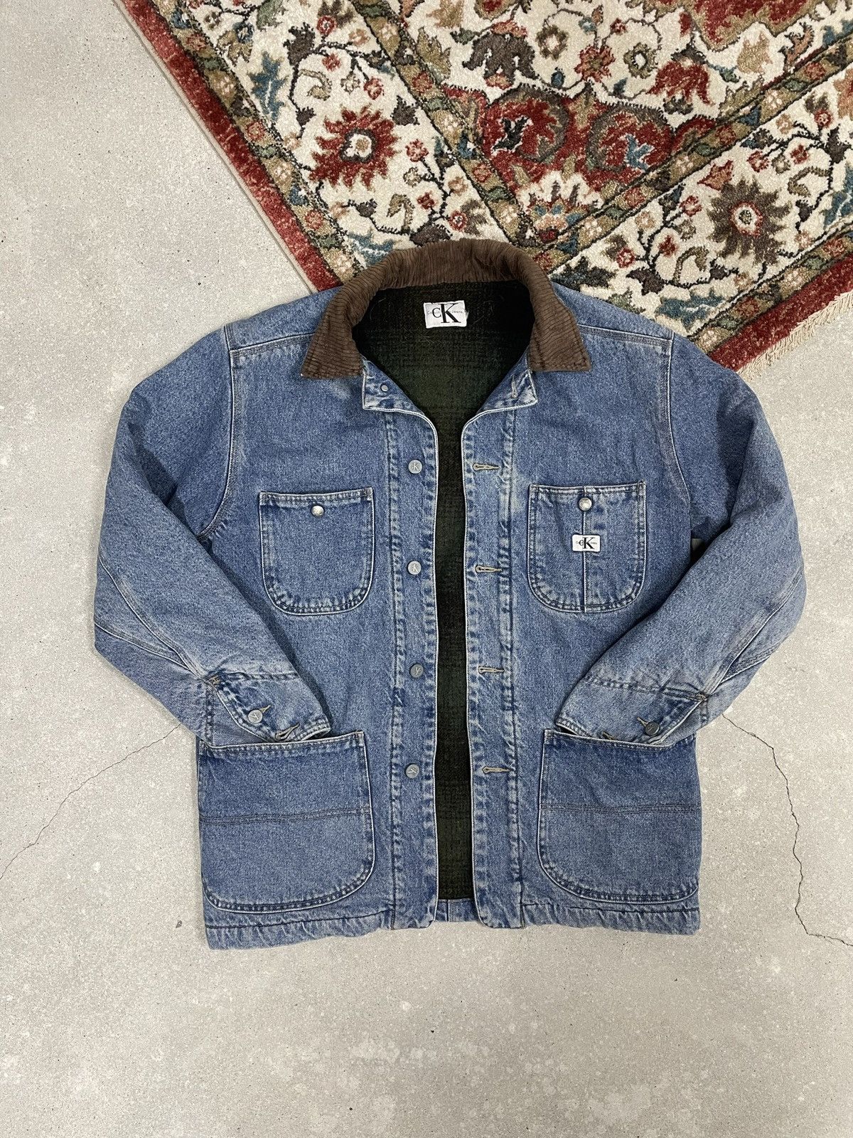 Calvin Klein × Vintage Vintage Calvin Klein denim jacket jeans coach Size US L / EU 52-54 / 3 - 11 Thumbnail
