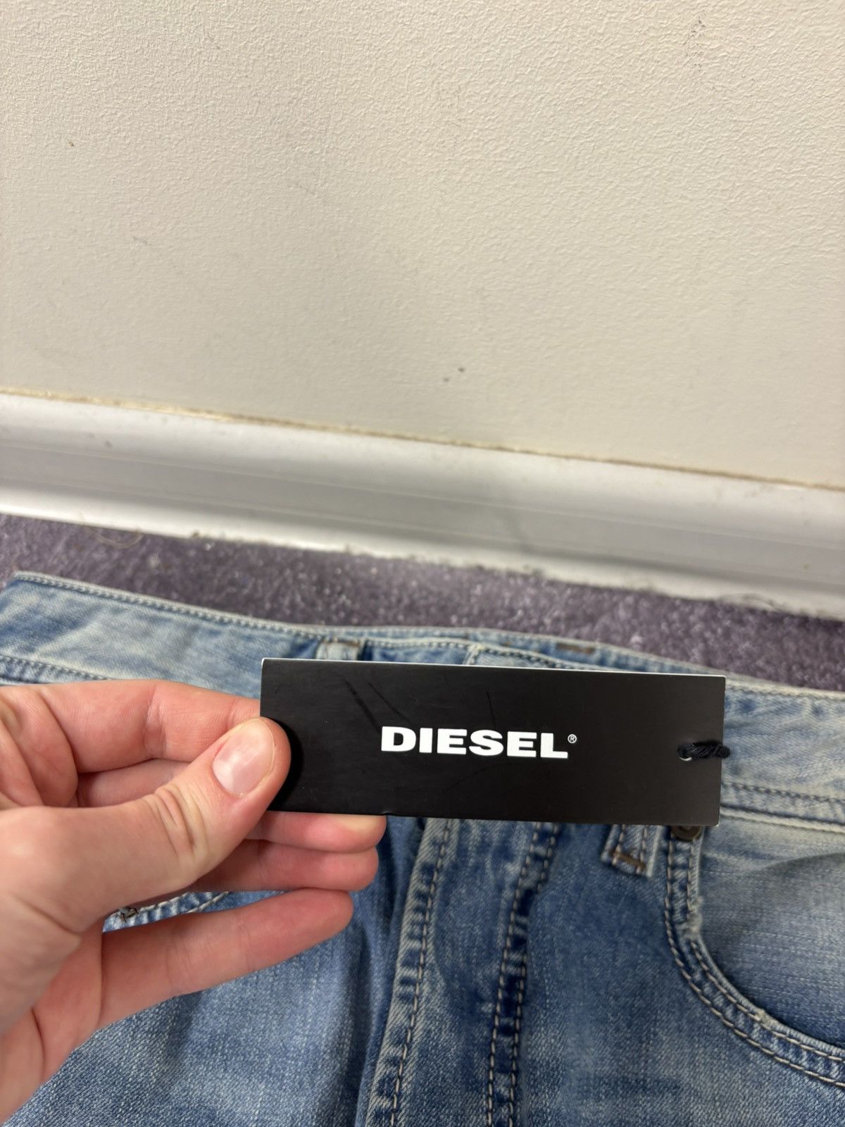 Diesel Diesel Larkee Relaxed NWT Comfort Straight Men’s Denim Jeans Size US 30 / EU 46 - 7 Thumbnail