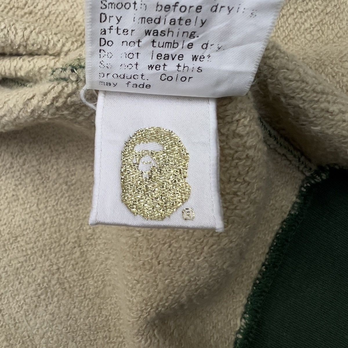 Bape Bape Camo Green Full Zip Up Hoodie Size US L / EU 52-54 / 3 - 13 Thumbnail