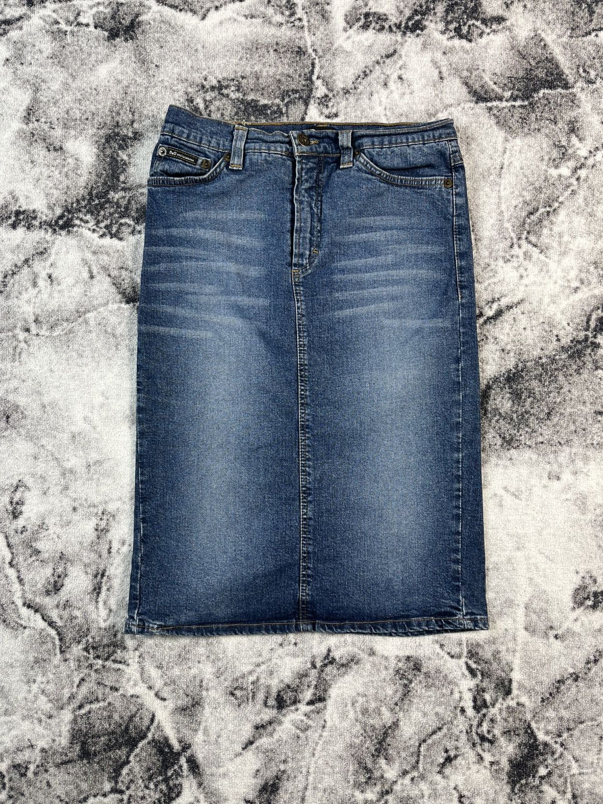 Dolce & Gabbana Dolce & Gabbana Denim Skirt Blue Vintage IT42 W28 Size 28" / US 6 / IT 42 - 2 Thumbnail