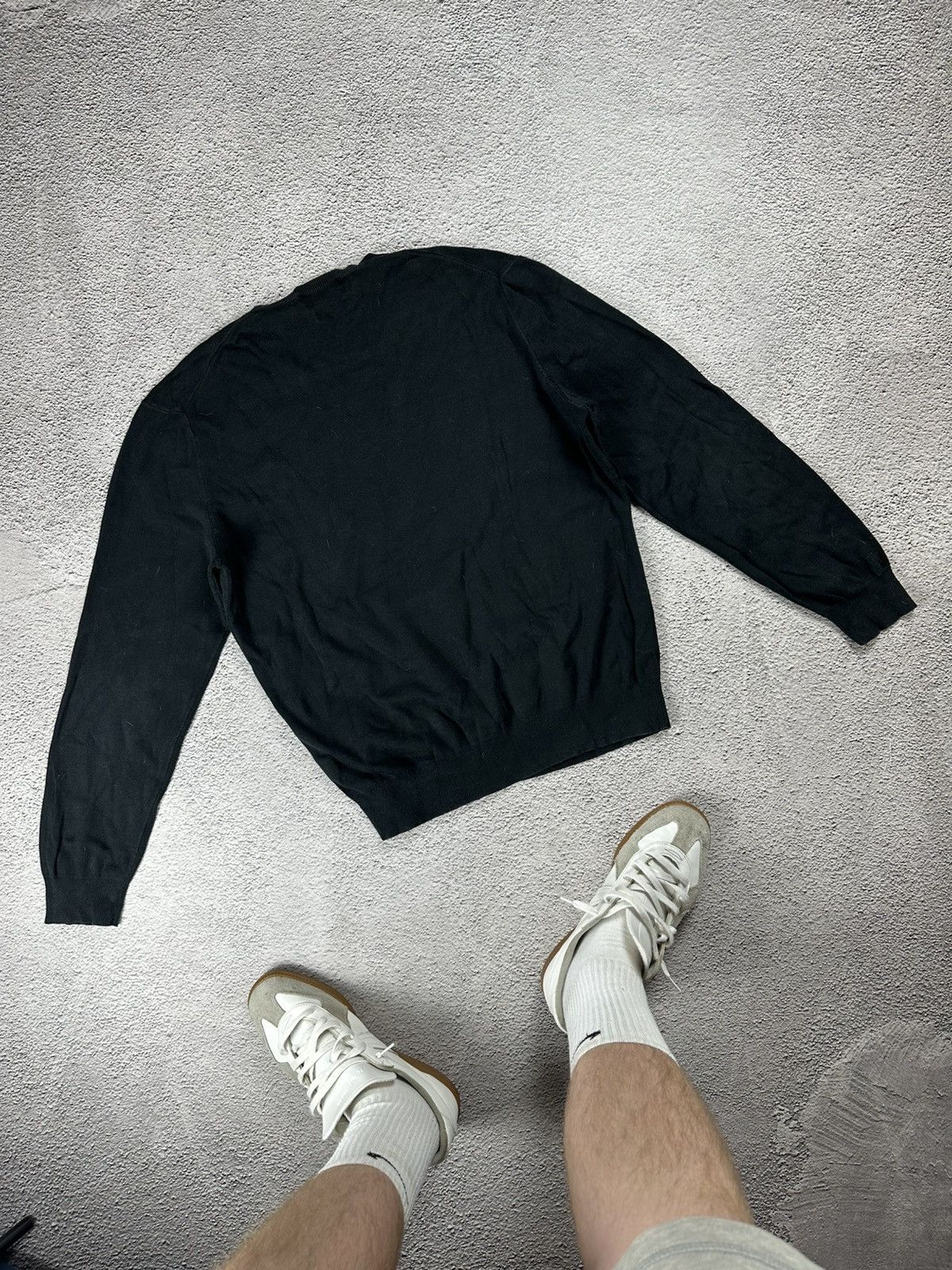 Polo Ralph Lauren Vintage Polo by Ralph Lauren Knit V-Neck Pullover Faded Y2K Size US XL / EU 56 / 4 - 2 Thumbnail