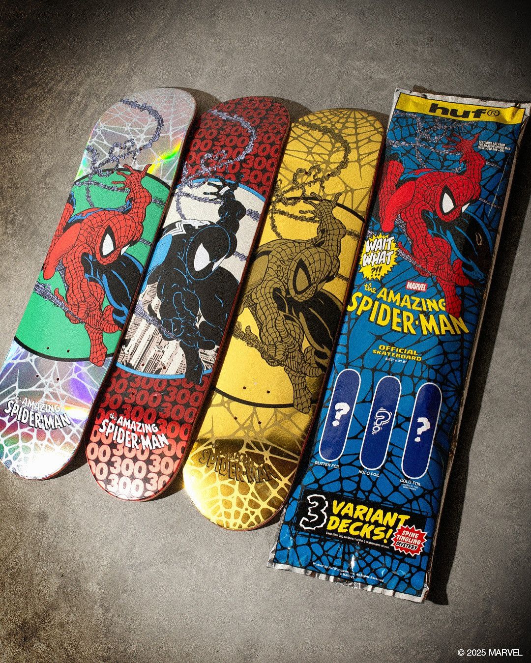 Huf HUF x Marvel Spider-Man blind bag decks Size ONE SIZE - 6 Thumbnail