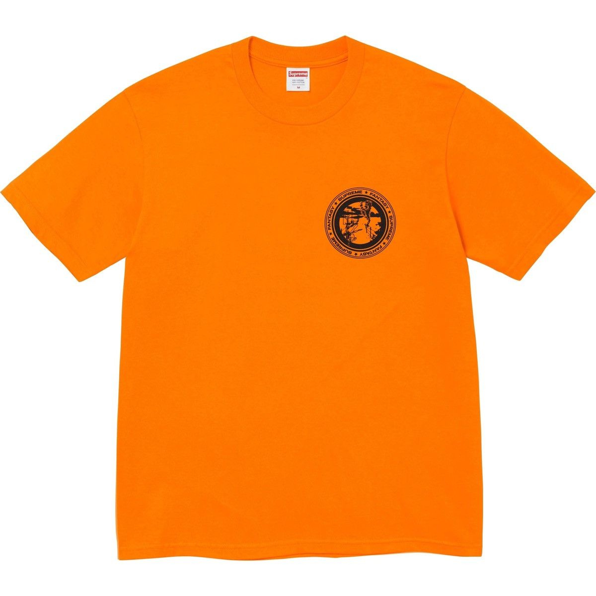 Supreme SUPREME DEVOTION TEE Orange Cotton T-Shirt FW25 Graphic XL Size US XL / EU 56 / 4 - 1 Thumbnail