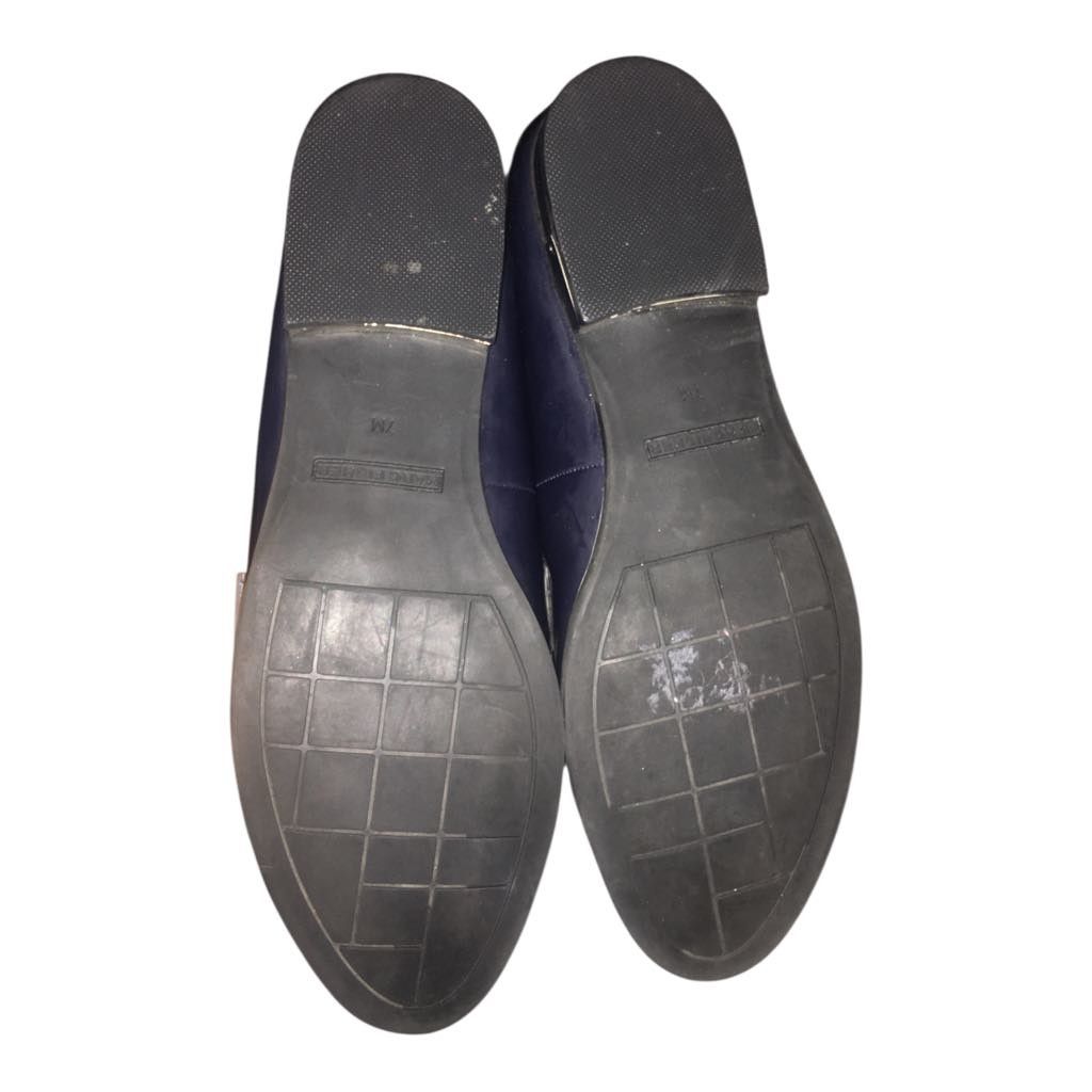 Marc Fisher VINTAGE Marc Fisher Leather Loafer Navy Blue Slip-On Shoe 7M Size US 7 / IT 37 - 7 Thumbnail