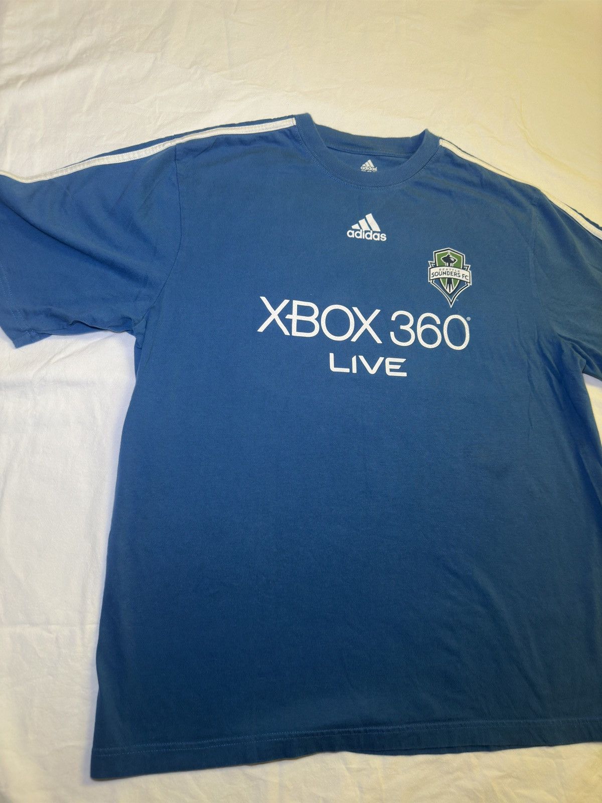 Vintage Vintage adidas and sounders t-shirt Size US XL / EU 56 / 4 - 2 Thumbnail