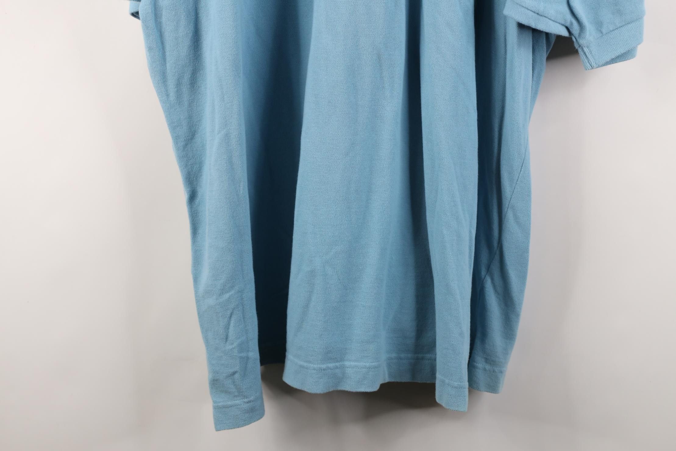 Nike Vintage 90s Nike Monochrome Knit Golf Polo Shirt Light Blue Size US XXL / EU 58 / 5 - 13 Thumbnail