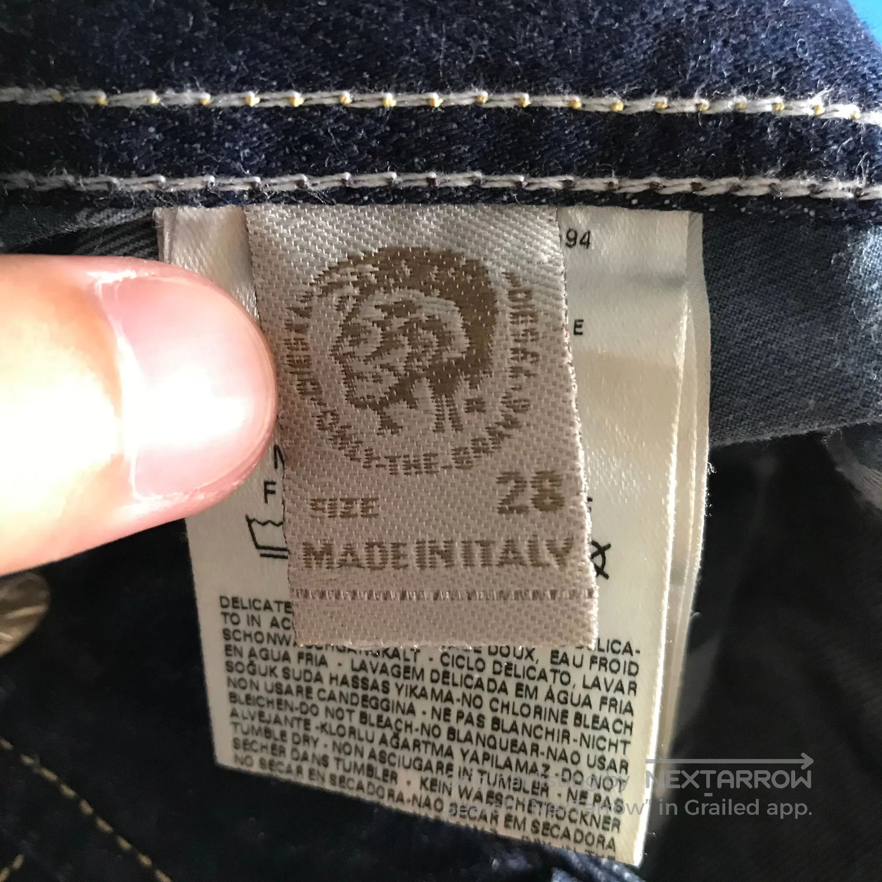 Diesel Diesel Krooley 088W Slim Jeans. Size US 28 / EU 44 - 8 Thumbnail