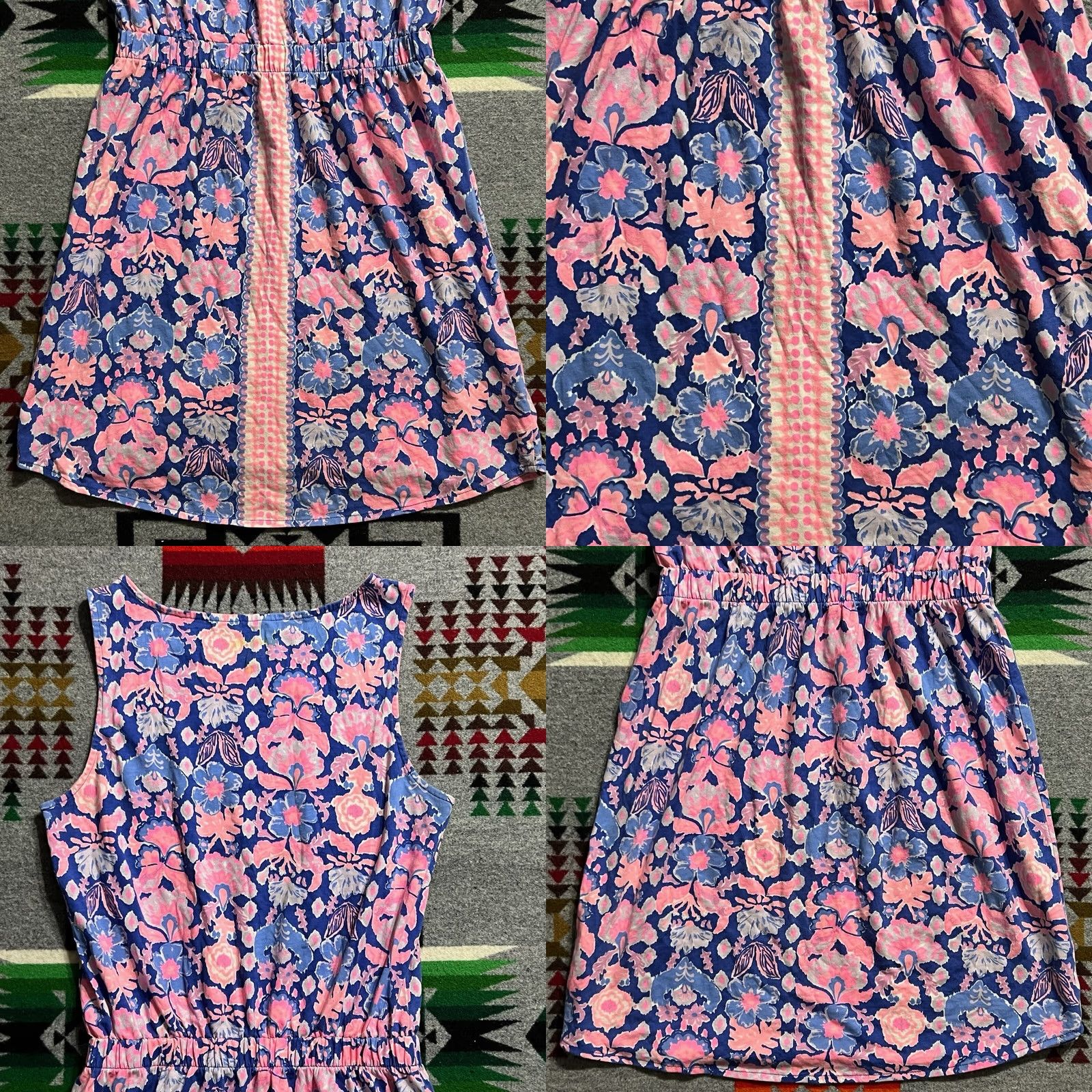 Lilly Pulitzer Lilly Pulitzer Marlowe Dress XS Iris Blue Windward Womens D6 Size XS / US 0-2 / IT 36-38 - 8 Thumbnail