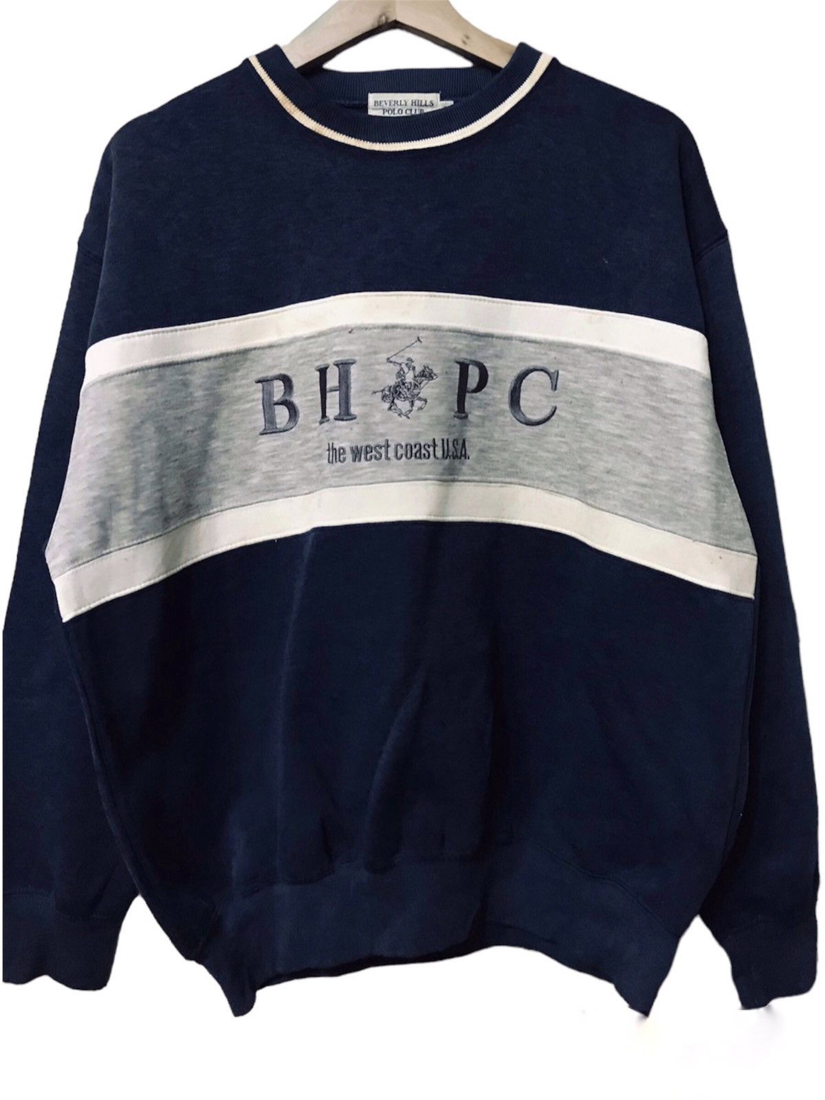 Beverly Hills Polo Club Polo Club Sweatshirt Crewneck Pullover Size US L / EU 52-54 / 3 - 1 Thumbnail