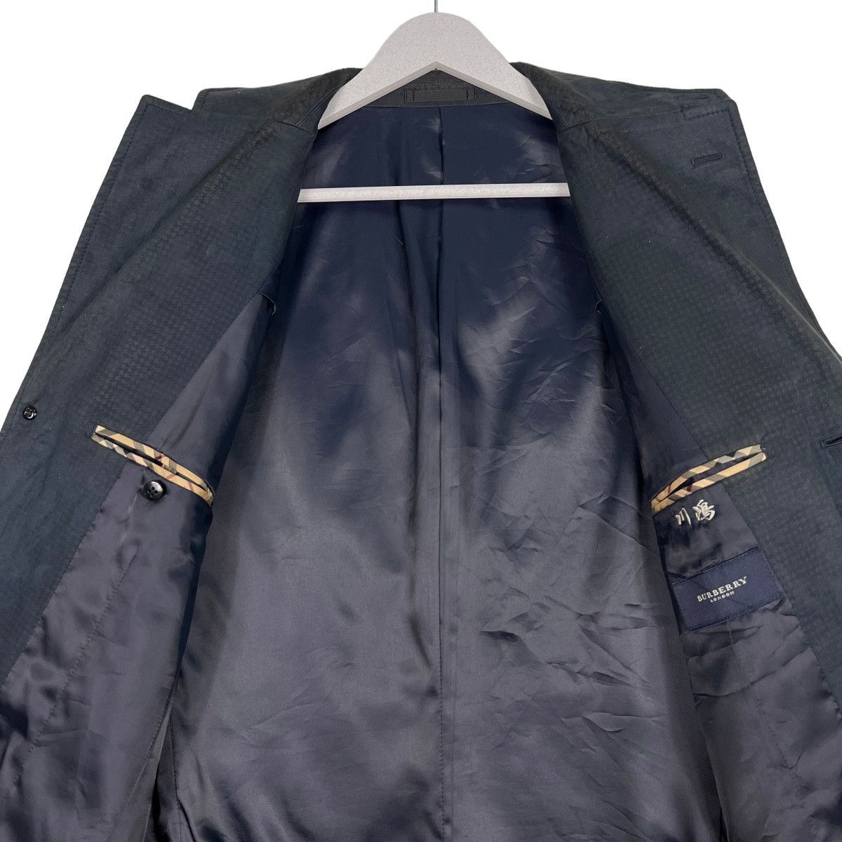 Burberry 🔥 BURBERRY LONDON artificial leather BLAZER JACKET Size US M / EU 48-50 / 2 - 12 Thumbnail