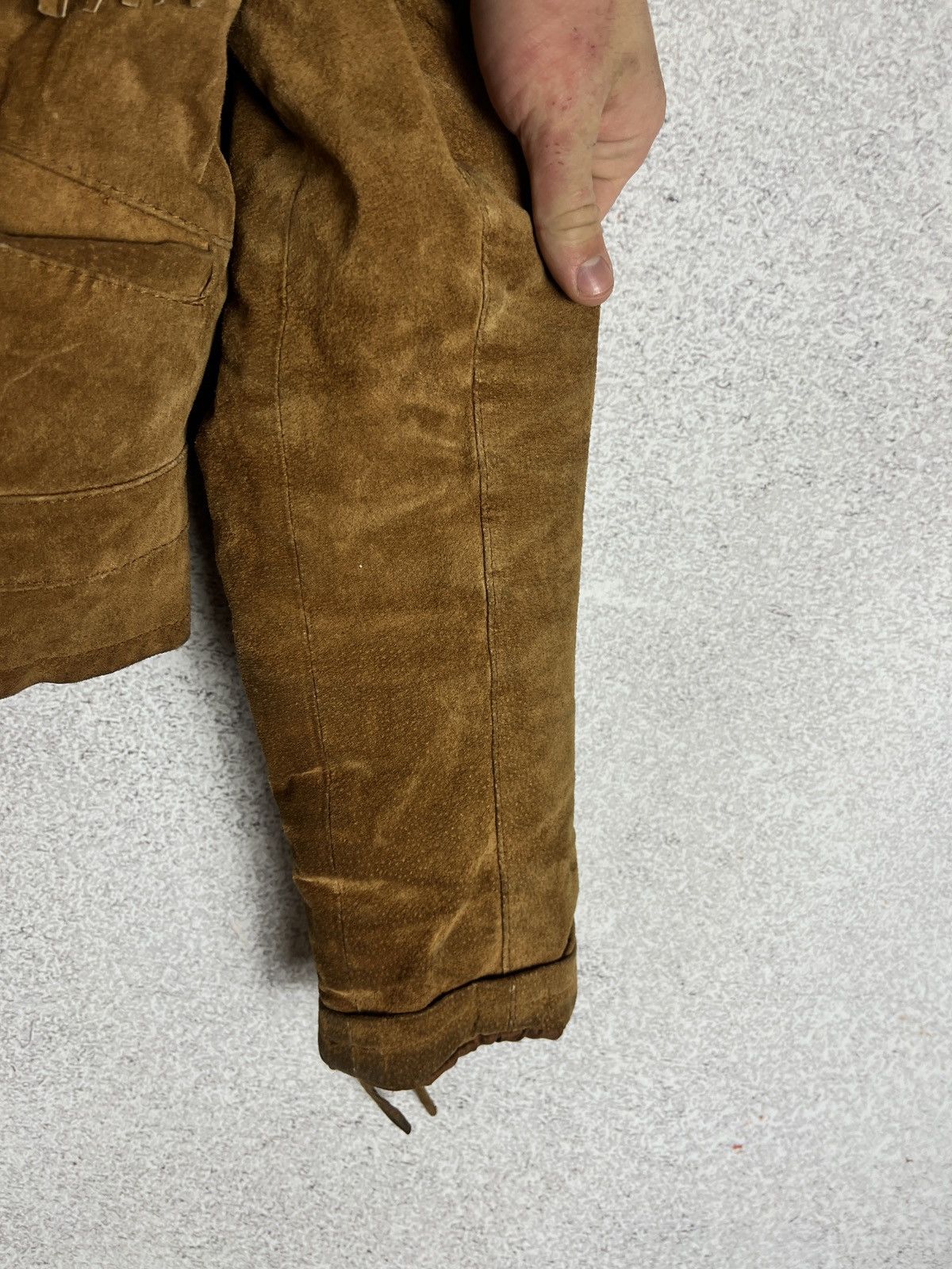 Vintage Woman’s Western Cowboy Girl Suede Leather Jacket Size M / US 6-8 / IT 42-44 - 8 Thumbnail