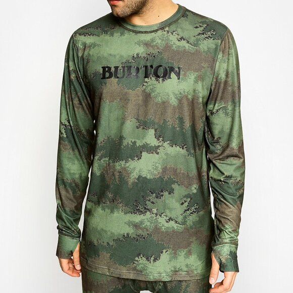 Burton Burton Dryride Midweight Longsleeve Oil Camo Small Size US S / EU 44-46 / 1 - 1 Thumbnail