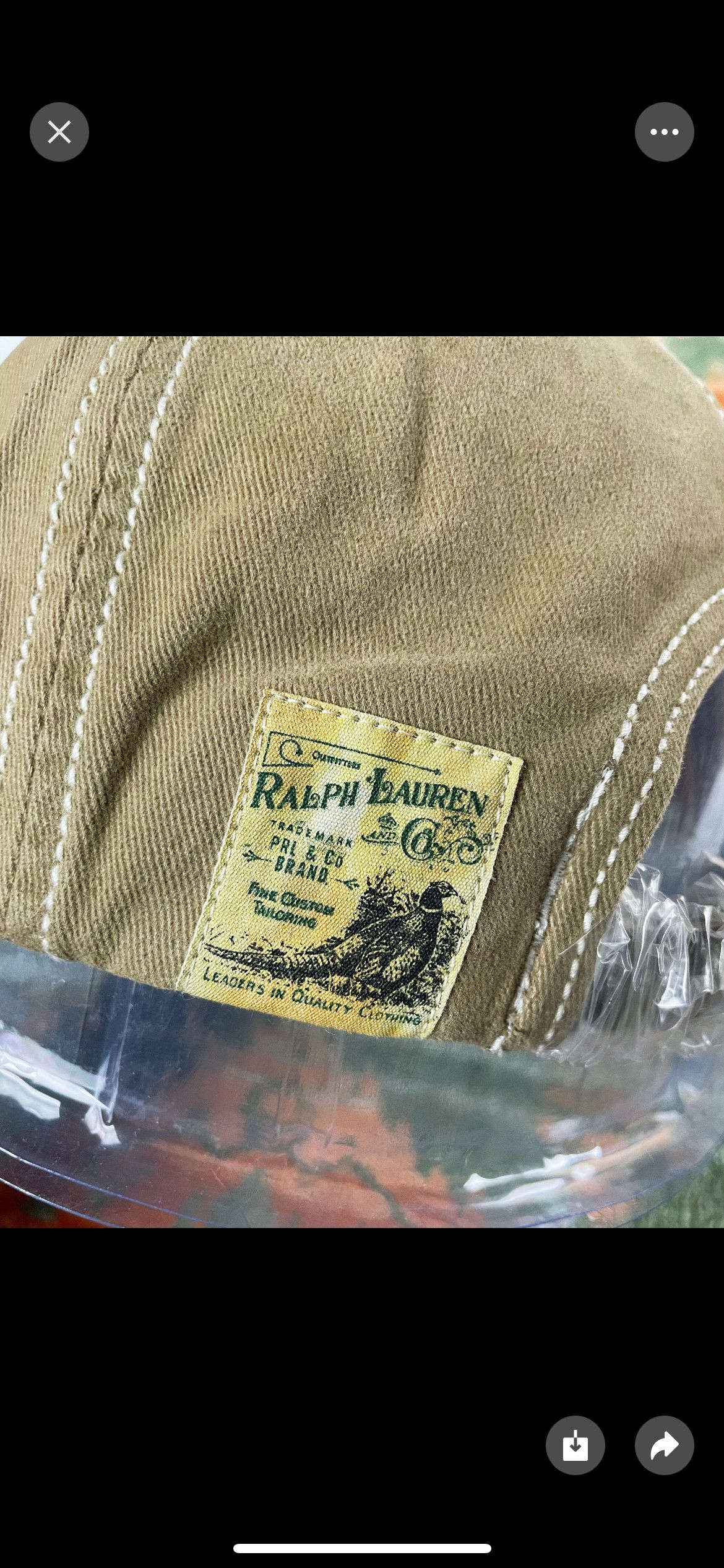 Polo Ralph Lauren Polo Ralph Lauren Leather Outdoor Baseball hat cap Size ONE SIZE - 3 Thumbnail