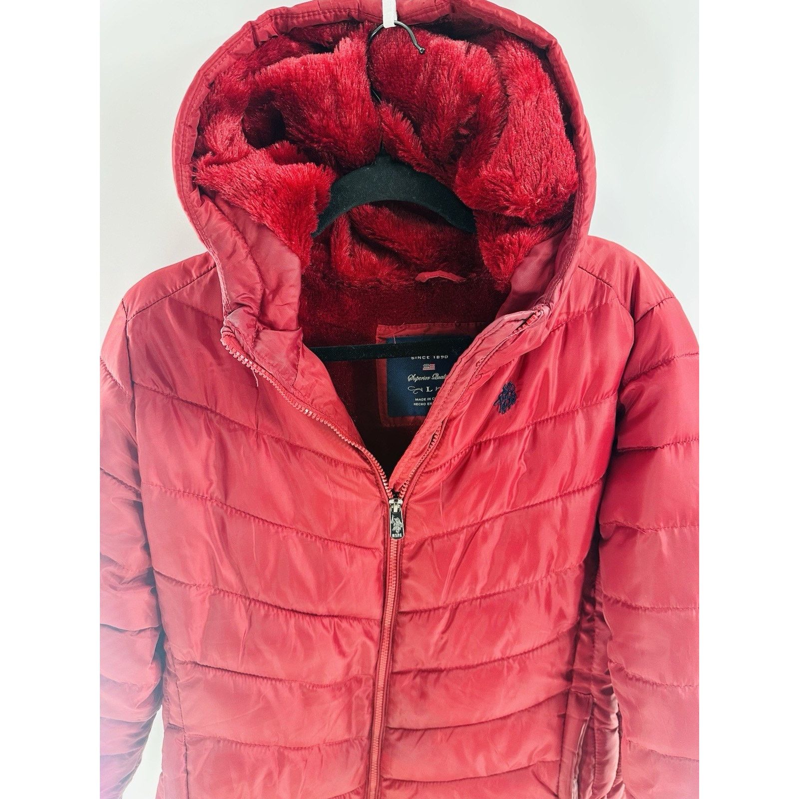 Polo Ralph Lauren U.S. Polo Assn. Women's Puffer Jacket Lightweight Coat Size L / US 10 / IT 46 - 2 Thumbnail