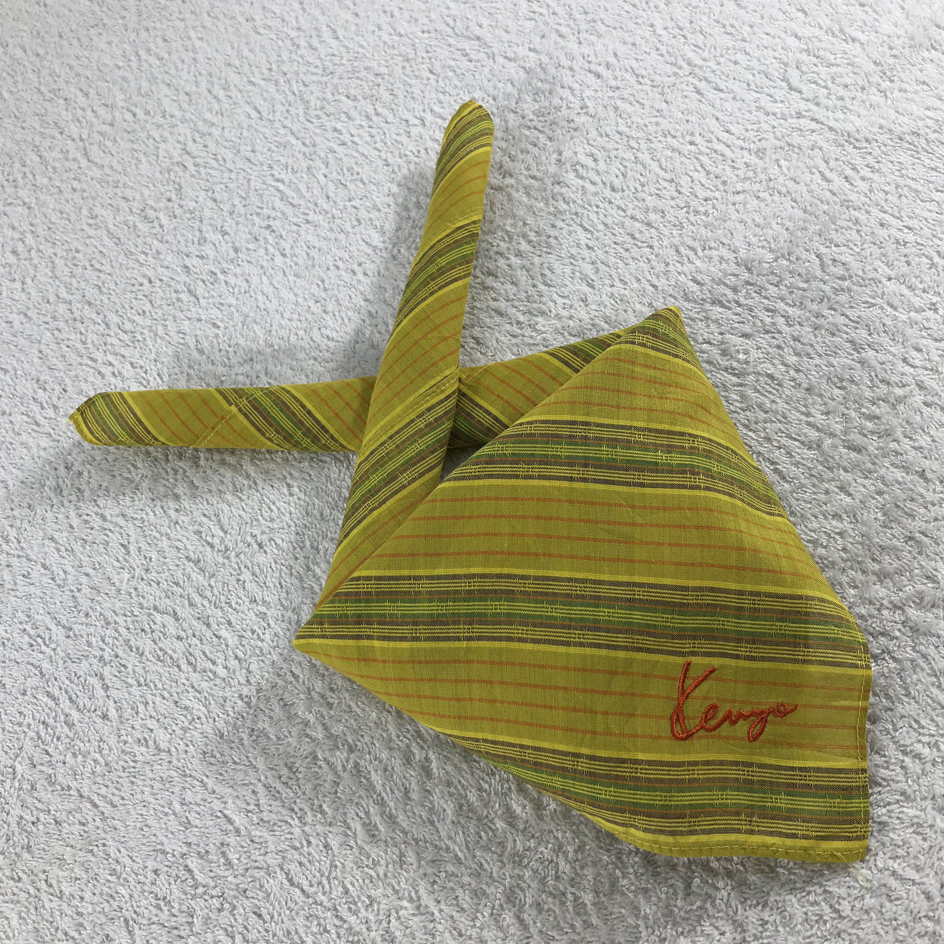 Kenzo × Vintage Kenzo Bandana / Handkerchief / Neckerchief - S200 Size ONE SIZE - 4 Thumbnail
