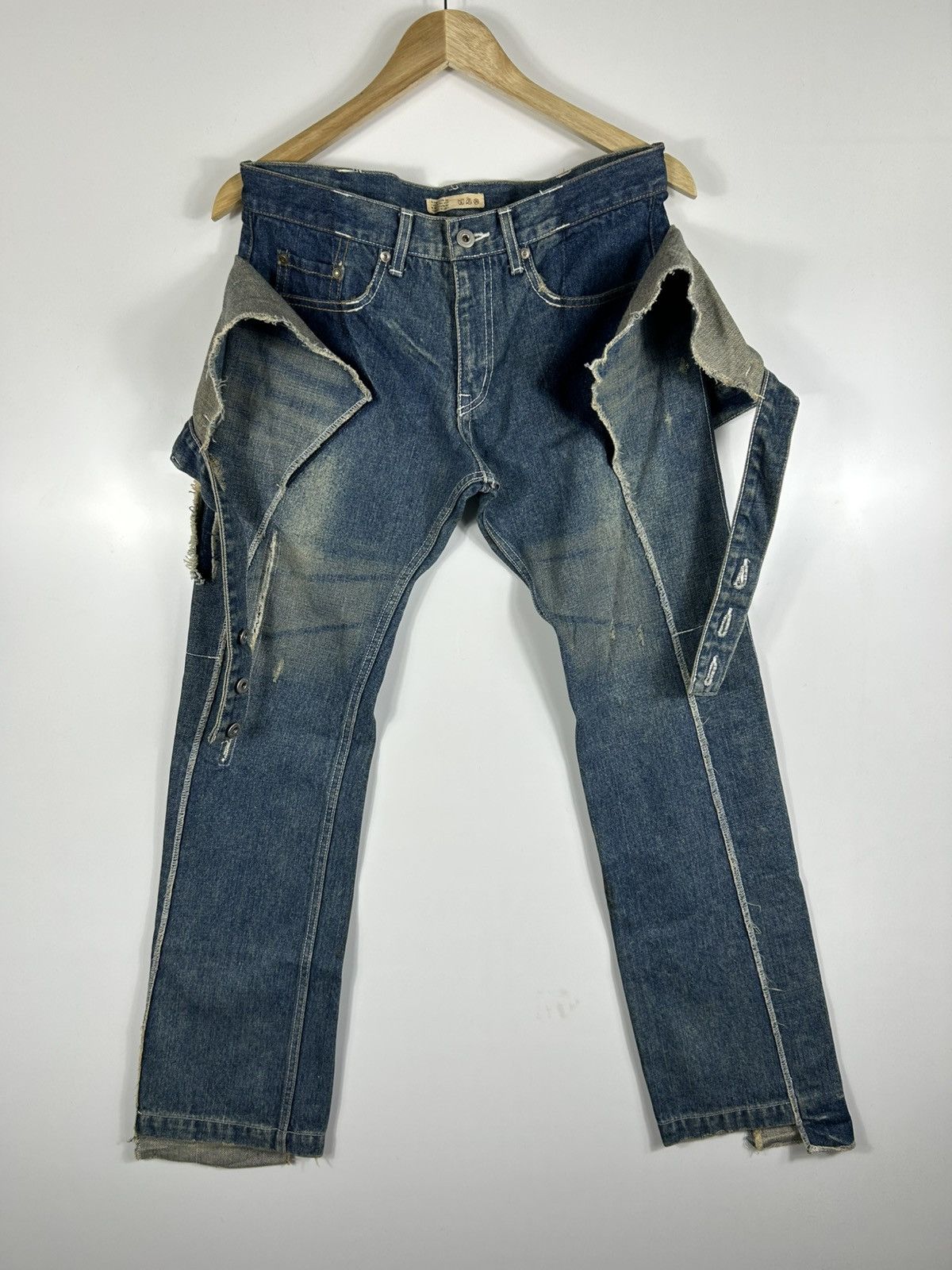 Japanese Brand 🔥Designer Satoshi Hiramoto Denim Size US 32 / EU 48 - 2 Thumbnail