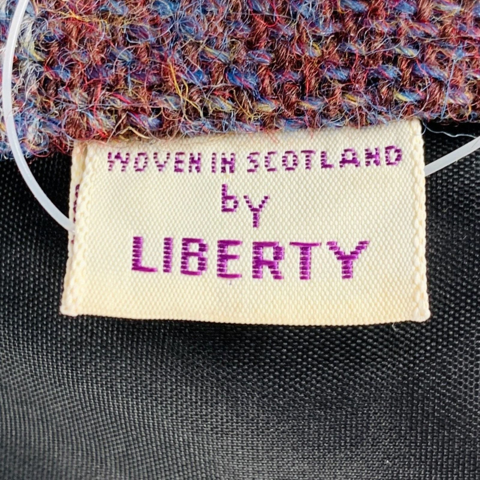 Other LIBERTY OF LONDON Multi-Color Diagonal Stripe Wool Woven Tie Size ONE SIZE - 4 Thumbnail