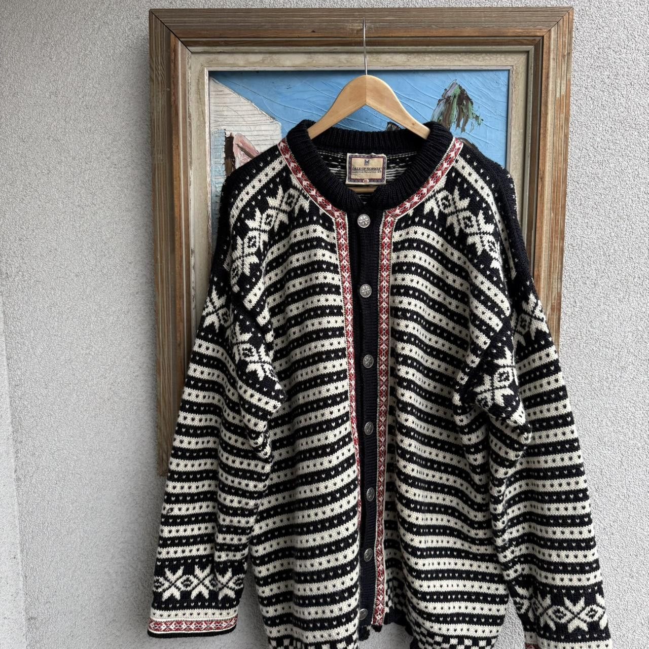 Dale Of Norway Dale of Norway Pure Wool Jumper Black Knitted Size US XL / EU 56 / 4 - 3 Thumbnail