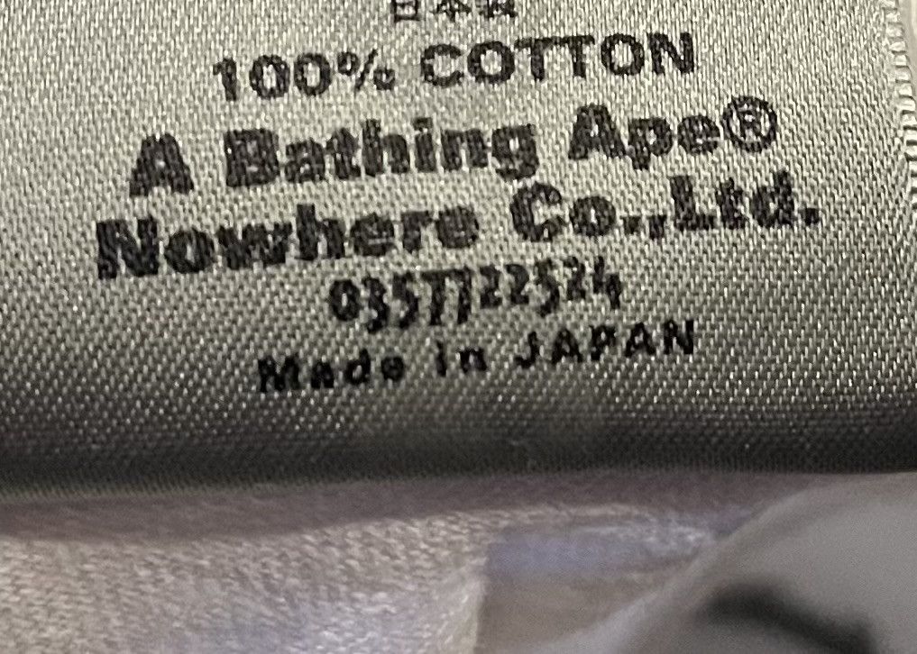 Bape Bape logo tee shirt Size US M / EU 48-50 / 2 - 5 Thumbnail